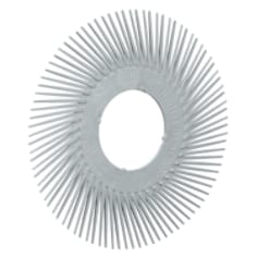 A Scotch-Brite Precision Radial Bristle Brush, PN-RB,120, 6 in, Type A, without Adapter
