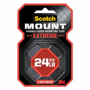 Scotch-Mount Extreme Double-Sided Mounting Tape 414H-48, 1 in x 48 in (2,54 cm x 1,21 m) image Scotch-Mount Extreme Double-Sided Mounting Tape 414H-48, 1 in x 48 in (2,54 cm x 1,21 m)image
