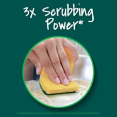 Scotch-Brite Heavy Duty Scrub Sponge, 3x Scrubbing Power