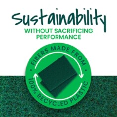 Scotch-Brite 9488R All Purpose Scouring Pad - 4x5.25 Inch, 5 Count (Open Box)
