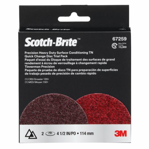 Scotch-Brite Precision Heavy Duty Surface Conditioning TN QC Disc
