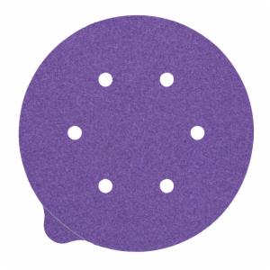 3M™ Cubitron II Stikit Paper Disc 732U, 120+ C-weight, 6 in x NH, 6HL, Linered w/Tab, Die 600HZ, 50/Carton, 250 ea/Caseimage