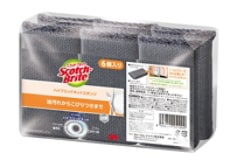 スコッチ・ブライト™ ハイブリッドネット HBNT-75GY-6P A, 24パック/箱, 限定品, パッケージ画像