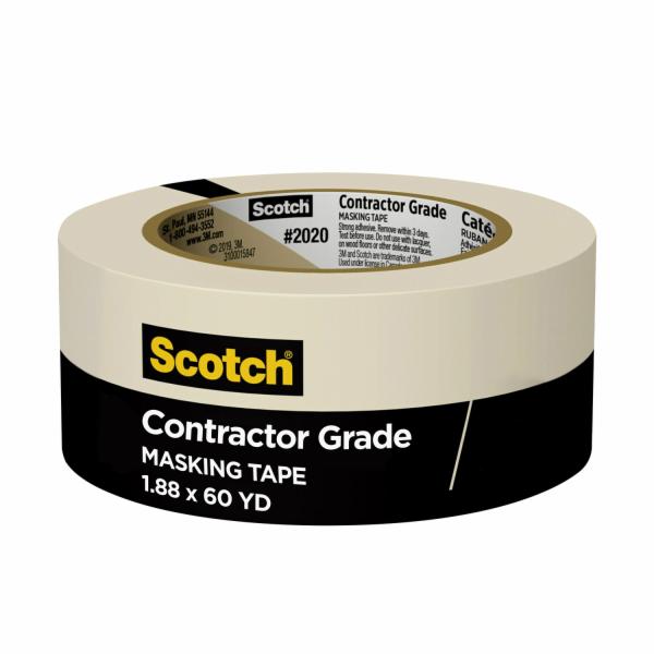 Scotch Contractor Grade Masking Tape 2020-48TR-BK