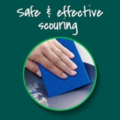 Scotch-Brite Zero Scratch Scour Pad, Safe and Effective