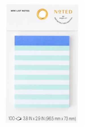 Post-it Mini List Notes NTD10-34-1, 2.9 in x 3.8 in, 100 sheetimage
