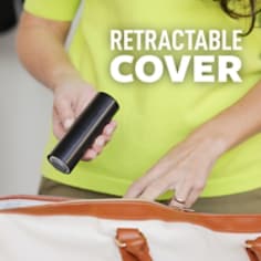 Scotch-Brite™ Mini-Travel Lint Roller Tool, B+ Image - Easily Retractable