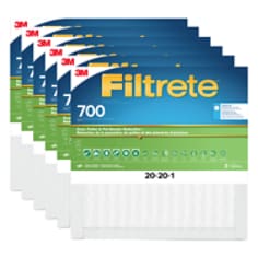 Filtrete 20x20x1 AC Furnace Air Filter, MPR 700, 6-PACK