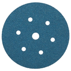 A 3M Blue Abrasive 6 Inch Disc - Grit Grade 40 - 6 Hole