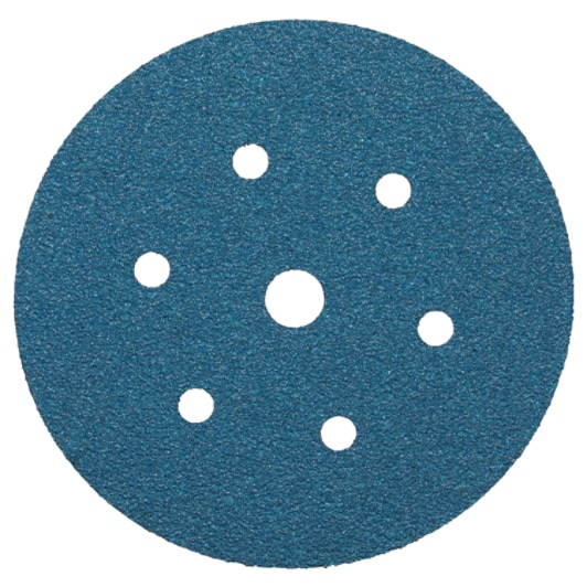 3M™ Hookit™ Blue Abrasive Disc 36520, 40E, 6 in (150 mm), Dust-Free, 50 Discs/Carton, 4 Cartons/Case
