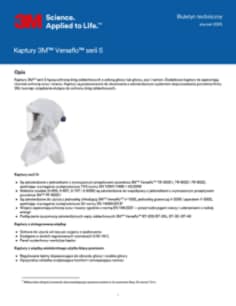 3M™ Versaflo™ Seria S Nakrycia głowy i Kaptury - PL