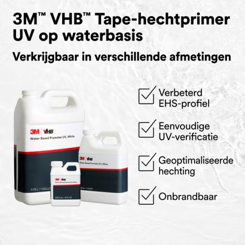 Spyder 3M 4910 VHB Dubbelzijdige Tape – 10 Mm X 3 M, Extra Sterk, Waterdicht En Uv-bestendig, Voor Glas, Metaal En Kunststof 3 miniatura