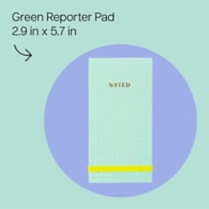 Noted by Post-it® Collection 10 Reporter Pad Note