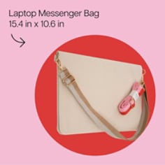 Noted by Post-it® Collection 10 Laptop Messenger Bag 