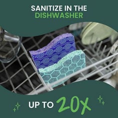 Scotch-Brite Odor Resist Heavy Duty Scrub Sponges, Sanitize