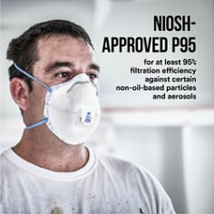 3M™ Safety disposable respirator  8577 B+ image 1 , Paint Odor Valved Respirator.