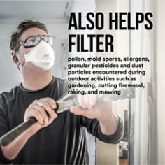 3M™ Safety disposable respirator  9205 B+ image 7  Aura™ Particulate Respirator.