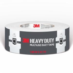 3M™ Heavy Duty White Duct Tape 2145-WH, 1.88 in x 45 yd (48 mm x 41.1 m) image 3M™ Heavy Duty White Duct Tape 2145-WH, 1.88 in x 45 yd (48 mm x 41.1 m)image