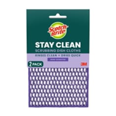 Scotch-Brite Stay Clean Scrubbing Dish Cloths, Main Image