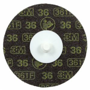 3M™ Roloc Disc 361F, 36 YF-weight, TR, 4 in, Die R400BB, 25/Carton, 100 ea/Caseimage