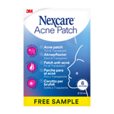 Nexcare Thin and Transparent Acne Patch, 1x6x10 mm CFIP