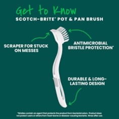 Scotch-Brite Pot & Pan Brush, Product Anatomy