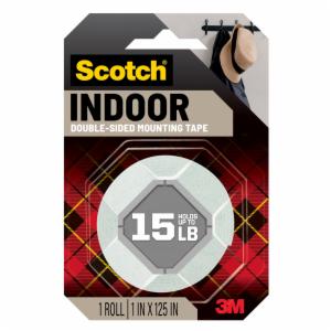 Scotch Indoor Double-Sided Mounting Tape 314S-MED, 1 in x 125 in (2.54 cm x 3.17 m)image