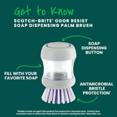 Scotch-Brite® Soap Pump Brush - Product Anatomy