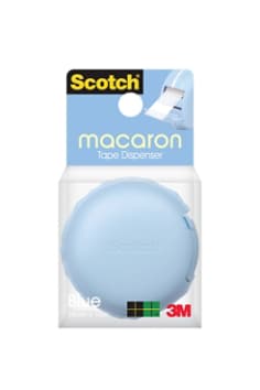 Scotch® Magic™ Tape Macaron Dispenser 810, Blue, 1 in Core, 18 mm x 10 m