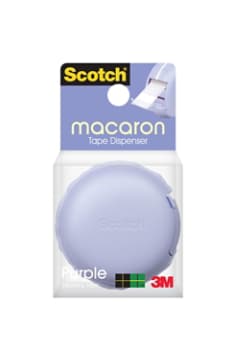 Scotch® Magic™ Tape Macaron Dispenser 810, Purple, 1 in Core, 18 mm x 10 m