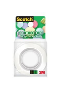 Scotch® Magic™ Tape Macaron 810, Refill, 1 in Core, 18 mm x 10 m
