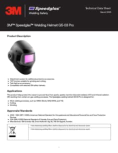 3M™ Speedglas™ G5 Series Auto Darkening Welding Filters | 3M