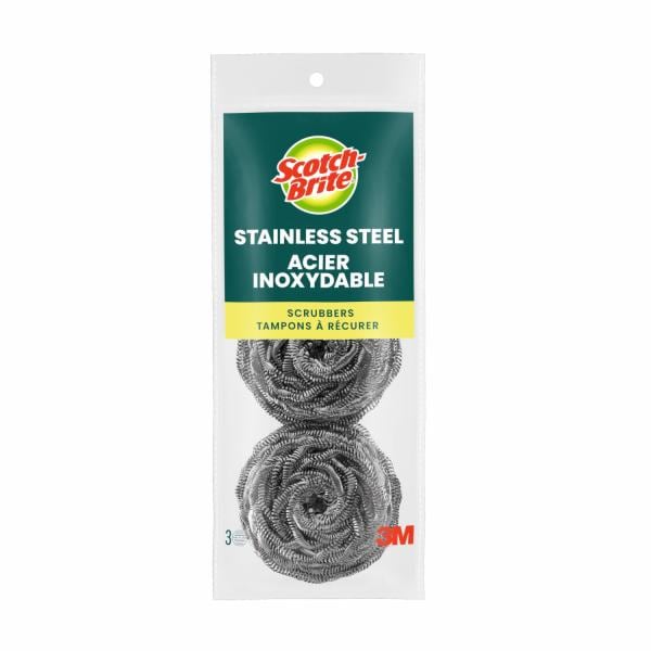 Scotch-Brite Stainless Steel Scrubbers 214C