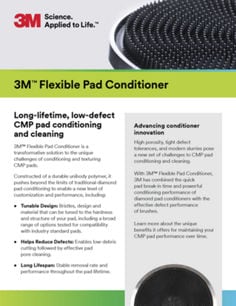 3M™ フレキシブルパッドコンディショナー 製品情報