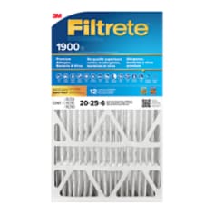 Filtrete MPR 1900 Deep Pleat Premium Allergen, Bacteria & Virus Air Filter