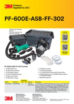 PF-600E-ASB-FF-302 Kit Technical Data Sheet