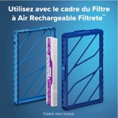 Filtrete(MC) Filtre à Air Rechargeable, MPR 1550, 16x25x5, Convient au cadre - Version canadienne-française