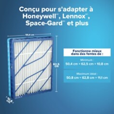 Filtrete(MC) Trousse de Filtre à Air Rechargeable, 20x25x5, Conçu pour s'adapter - Version canadienne-française