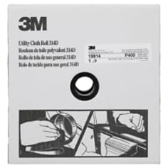 3M Utility Cloth Roll 314D, P400 J-weight, 2 in x 50 yd