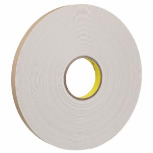 3M™ Double Coated Polyethylene Foam Tape 4496W, White, 1 1/2 in x 36 yd, 62 mil, 6 Roll/Case image 3M™ Double Coated Polyethylene Foam Tape 4496W, White, 1 1/2 in x 36 yd, 62 mil, 6 Roll/Caseimage