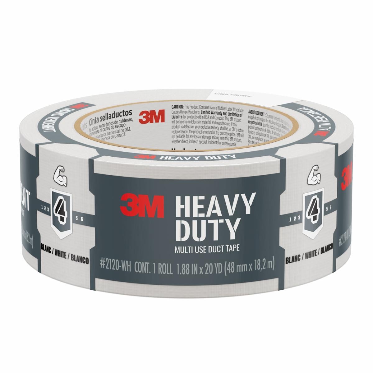 ™ Heavy Duty Duct Tape White 2120-WH