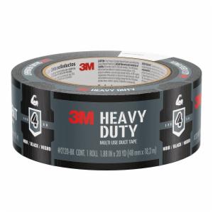 3M™ Heavy Duty Duct Tape Black 2120-BK, 1.88 in x 20 yd (48 mm x 18.2 m) 16 Rolls/Case image 3M™ Heavy Duty Duct Tape Black 2120-BK, 1.88 in x 20 yd (48 mm x 18.2 m) 16 Rolls/Caseimage