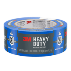 3M™ heavy duty duct tape 2120 bl ip en center image, blue tape