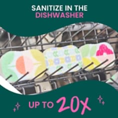 Scotch-Brite® Blooms Pop Up Sponge - Dishwasher B+