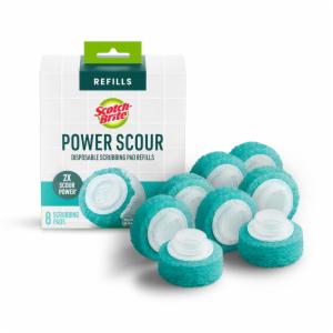 Scotch-Brite Power Scour Disposable Scrubbing Pad Refills 559-PS-RFW, 4/8image