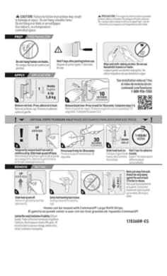 Command™ Large Satin Brass Double Hook 17036BR-ES