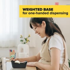 Scotch® Desktop Dispenser, C18-BLK, Black, 3/4" x 350"