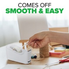 Scotch® Tape Dispenser C18-W, White .75 in x 350 in (19 mm x 8,89 m), Roll of tape included