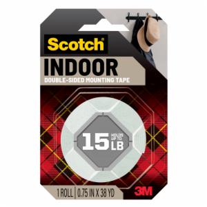 Scotch Indoor Double-Sided Mounting Tape 110S-MR, 0.75 in x 38 yd (1.9 cm x 34.75 m) image Scotch Indoor Double-Sided Mounting Tape 110S-MR, 0.75 in x 38 yd (1.9 cm x 34.75 m)image