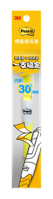 3M Post-it 利貼 可再貼標籤螢光筆 689YN